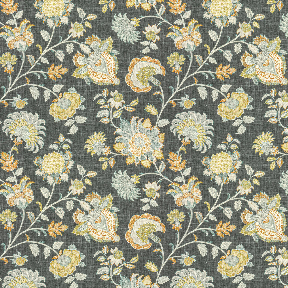 Christopher 1 Asphalt by Stout Designer Fabric COMFORTABLE LIVING PLATINUM/SLATE 45%SVI 55%LIN CHINA FLAME RETARDANT-U.F.A.C. CLASS 1 FLAME RETARDANT-N.F.P.A. 260A CLASS 1 CATB 117-2013 MARTINDALE WEAR TEST (8 000 CIRCULAR RUBS) Horizontal: 27.000 and Vertical: 25.250 54 in - Swanky Fabrics -