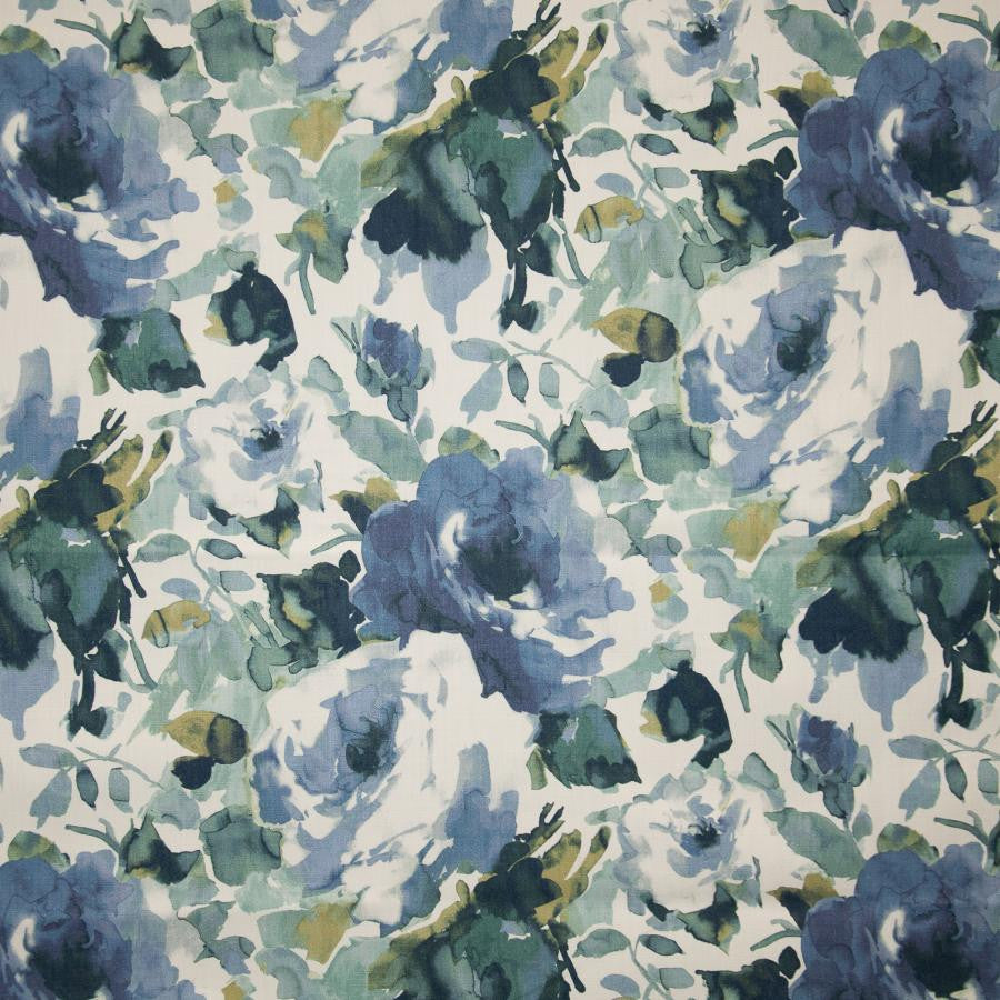 Covent Garden # 501 Tidepool by Maxwell Designer Fabric Print Gallery Ii 100% COTTON INDIA V-25.8" H-27.6" 55" - Swanky Fabrics -