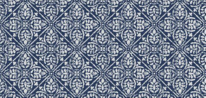 Cicero Navy 60 by Norbar Designer Fabric SUNTASTIC 100% POLYACRYLIC GERMANY 6 7/8"V - 6 1/2"H 54 - Swanky Fabrics -