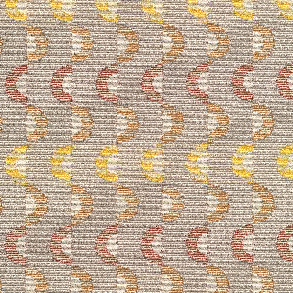 Crypton Crescent # 401 Marmalade by Maxwell Designer Fabric Crypton Ringsets 78% POLYESTER
22% SEAQUAL POLYESTER CHINA V- 6.6" H- 1.8" 55" - Swanky Fabrics -