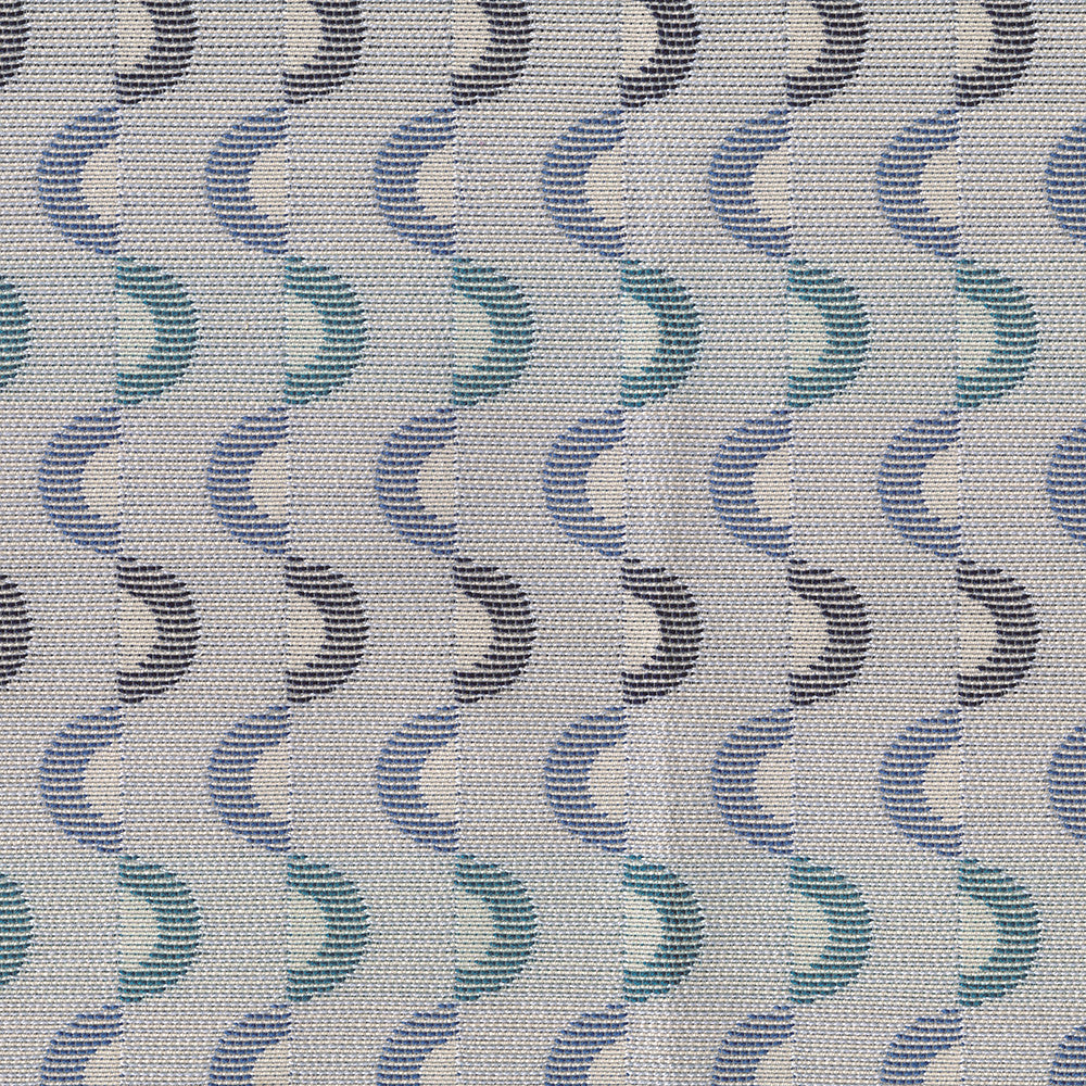 Crypton Crescent # 411 Aquamarine by Maxwell Designer Fabric Crypton Ringsets 78% POLYESTER
22% SEAQUAL POLYESTER CHINA V- 6.6" H- 1.8" 55" - Swanky Fabrics -