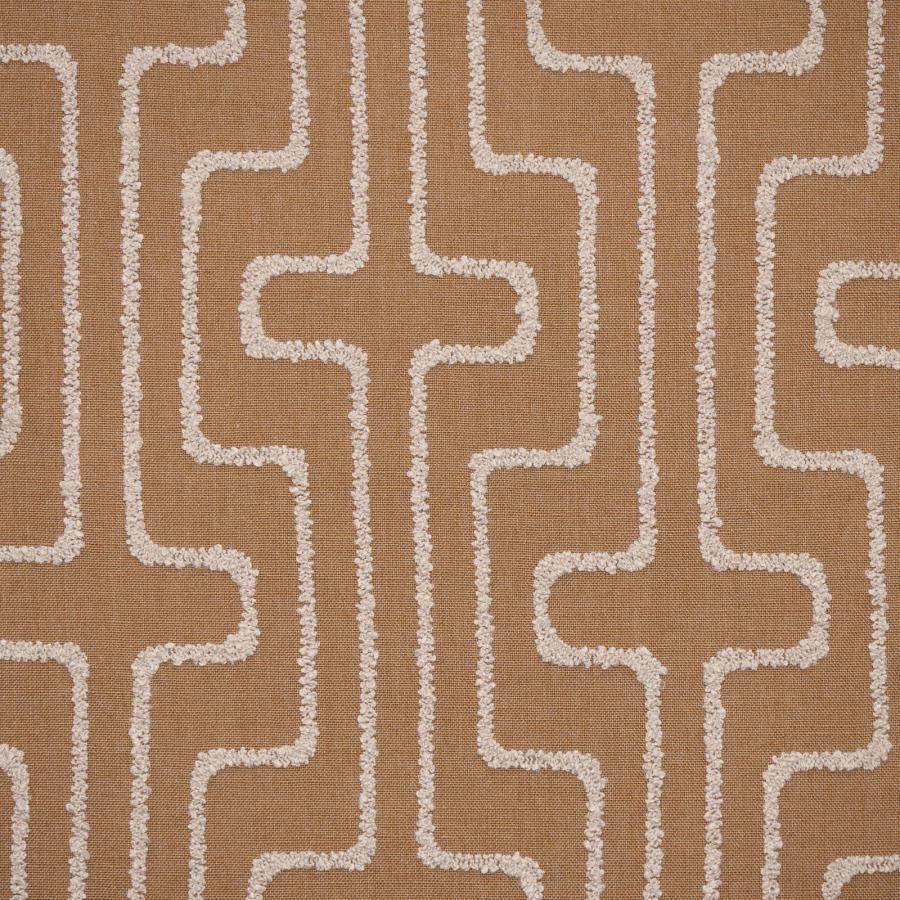 Cairns # 612 Antelope by Maxwell Designer Fabric Color Theory-Vol.Viii Tigerseye 100% POLYESTER EMB.-100% POLYESTER INDIA V-9" H-8.8" 54"EMB.52" - Swanky Fabrics -