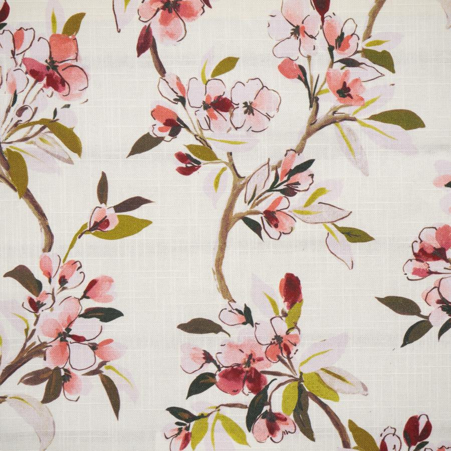 Constance # 710 Strawberry by Maxwell Designer Fabric Color Theory-Vol.Viii Bittersweet 100% COTTON SPAIN V-27" H-13.5" 54" - Swanky Fabrics -