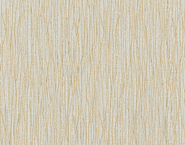 Vertical Strings Black Wallpaper by York Wallcoverings Designer Shimmering Finishes Covers about 57.8 square feet 21-in by 33-ft long roll Unpasted 0 - Swanky Fabrics -