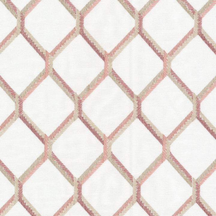 Cleveland 1 Primrose by Stout Designer Fabric RAINBOW LIBRARY GINGER/POPPY 100%COT %VEMB INDIA Horizontal: 4.375 and Vertical: 6.250 52 in - Swanky Fabrics -