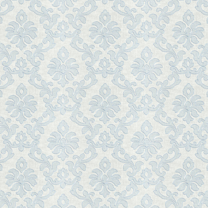 Clinton 3 Blue by Stout Designer Fabric RAINBOW LIBRARY HORIZON/LAKE 100%COT %VEMB INDIA </p><p>Repeat: 15 51 in - Swanky Fabrics -