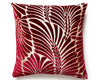 Plumes Silk Velvet Pillow 22 X 22 - Cerise CNSDDK15230003 by Scalamandre Designer Pillow