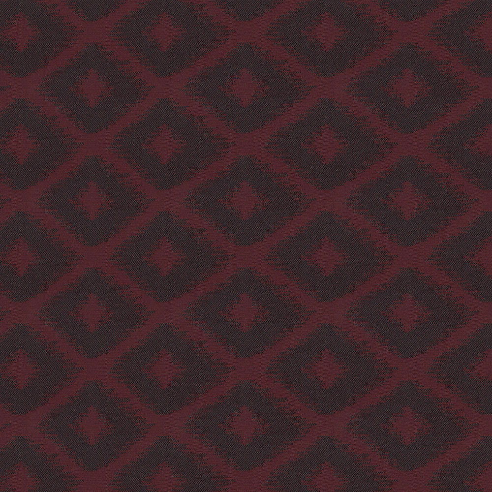 Cohort 17 Bordeaux by Endurepel Designer Fabric 100% Polyester China 160,000 Double Rubs (Wyzenbeek) </p><p>Repeat: Horizontal: 2.7" (6.7 cm) Up the Roll and Vertical: 3.8" (9.5 cm) Across the Roll 55" (140 cm) - Swanky Fabrics -