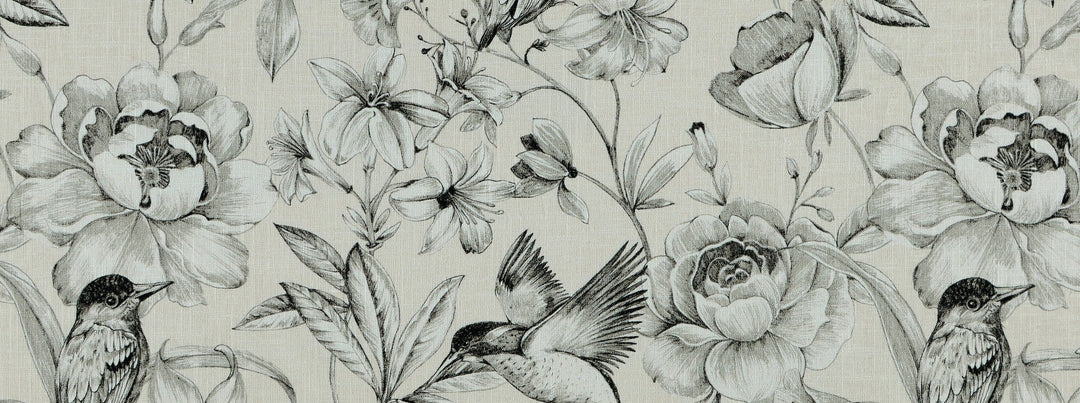 Colibri 9 Graphite by Covington Designer Fabric