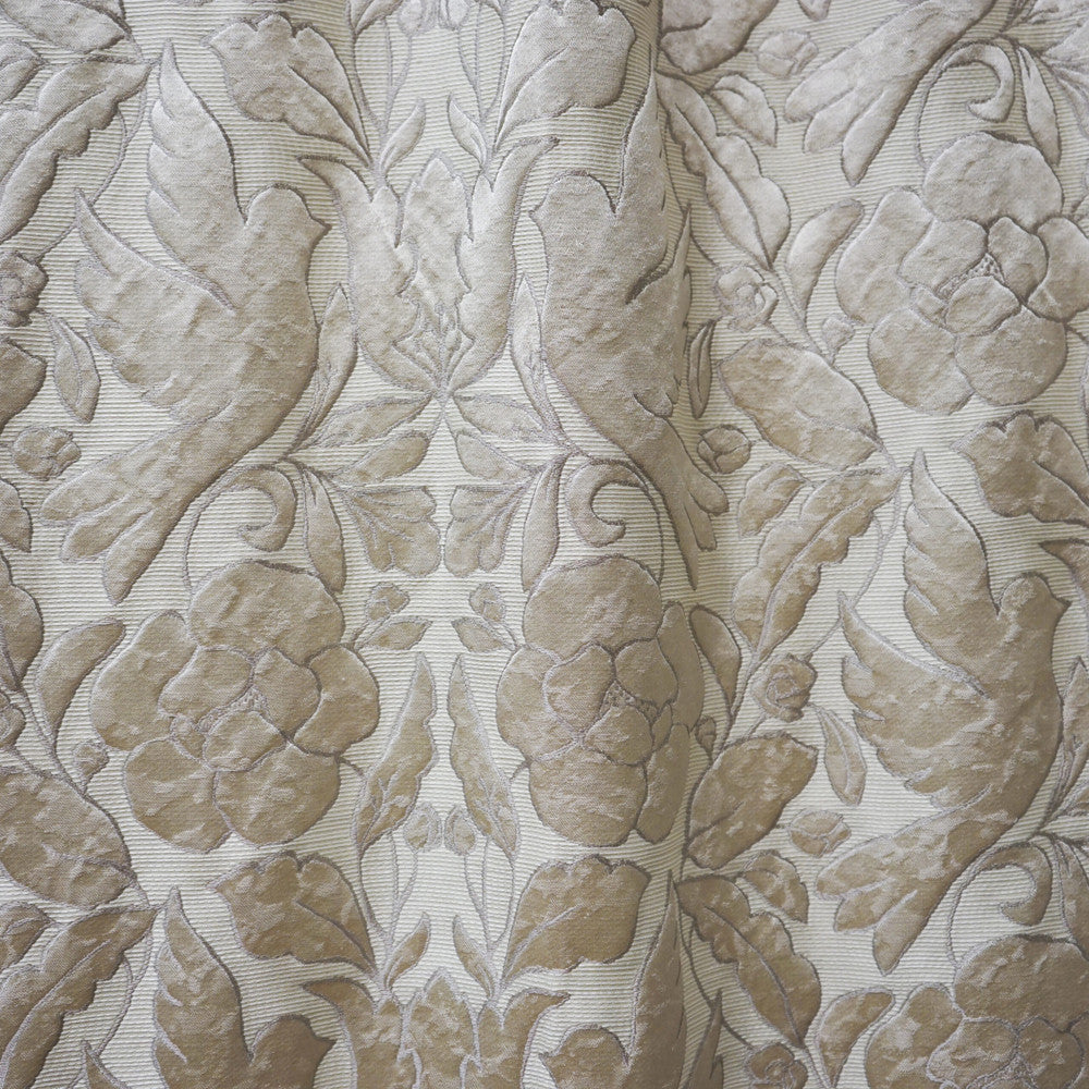 CONCERTO 93SJ101 by JF Designer Fabric JF Studio 31% Viscose, 28% Cotton, 23% Linen, 18% Silk India  Horizontal: 12.75 and Vertical: 27 56  - Swanky Fabrics -