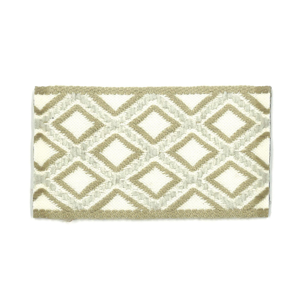 Cooke 1 Khaki by Stout Designer Trim NEW WORLD TRIM VOLUME II 93%SVI 7%POL FRANCE </p><p>Repeat: 0 1.88 in - Swanky Fabrics -