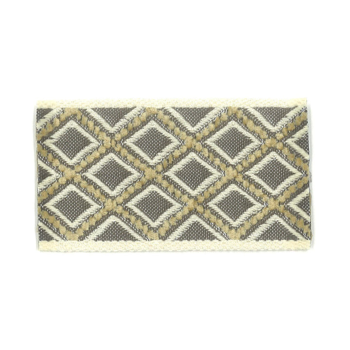 Cooke 6 Grey by Stout Designer Trim NEW WORLD TRIM VOLUME II 93%SVI 7%POL FRANCE Horizontal: 1 and Vertical: 0 1.88 in - Swanky Fabrics -