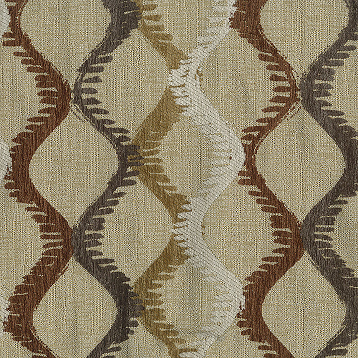 Francis 81 Burnish by ABBEYSHEA Designer Fabric 100% Polyester China 19,500 Double Rubs (Wyzenbeek) </p><p>Repeat: Horizontal: 13.5" (34.29 cm) Up the Roll and Vertical: 13.5" (34.29 cm) Across the Roll 56" (142 cm) - Swanky Fabrics -