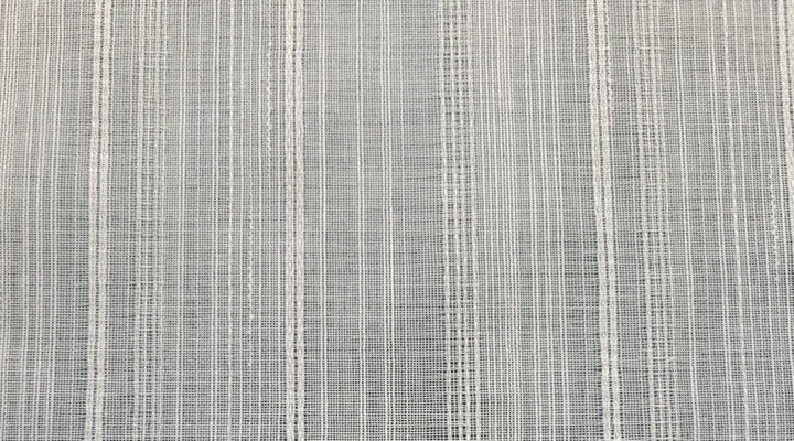 Copley Bleach White by Norbar Designer Fabric SHEER MADNESS 97% POLYESTER 7% LINEN CHINA 3 1/2"H 110 - Swanky Fabrics -