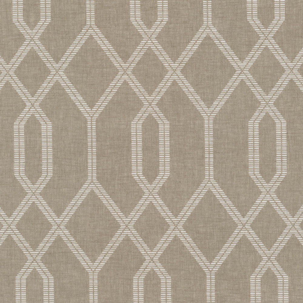Cornwall 1 Pongee by Stout Designer Fabric RAINBOW LIBRARY ALMOND/GRANITE 70%SVI 30%LIN INDIA Horizontal: 6.250 and Vertical: 8.375 55 in - Swanky Fabrics -