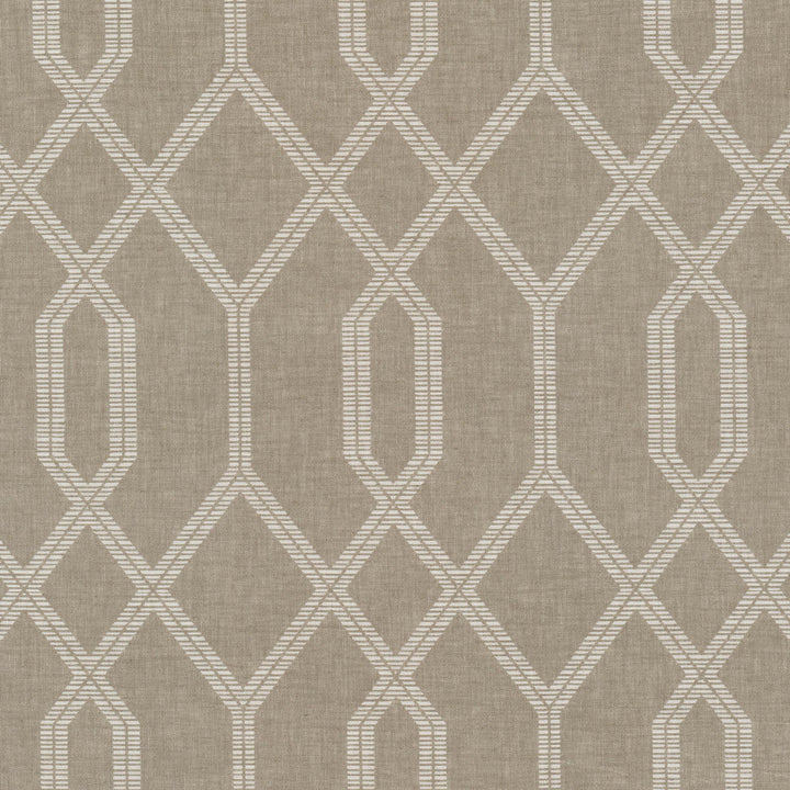 Cornwall 1 Pongee by Stout Designer Fabric RAINBOW LIBRARY ALMOND/GRANITE 70%SVI 30%LIN INDIA Horizontal: 6.250 and Vertical: 8.375 55 in - Swanky Fabrics -
