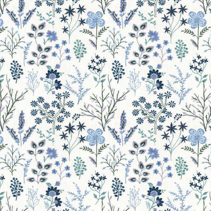 Corona 1 Periwinkle by Stout Fabric Stout Fabric Corona 1 PeriwinkleFabric RAINBOW LIBRARY POWDER/WEDGEWOOD 100%COT %BEMB INDIA </p><p>Repeat: H: 12.750, V: 15.250 52 in - Fabric Carolina -