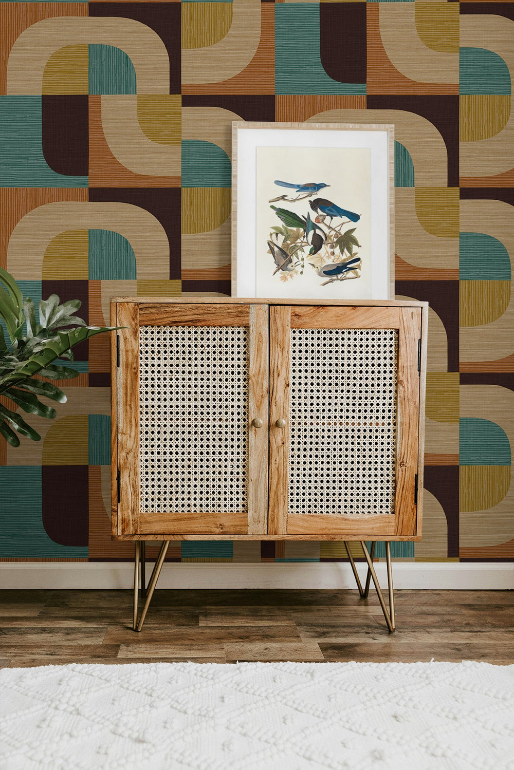 Tampere Rosa CP90106 by Seabrook Designs Designer Wallpaper