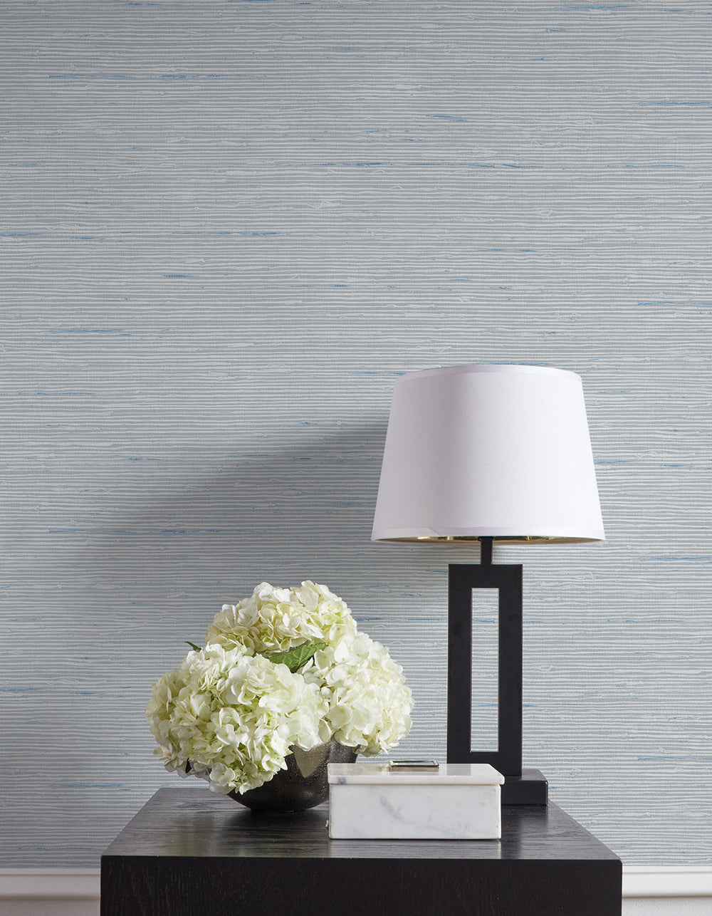 Vantaa Silver CP90218 by Seabrook Designs Designer Wallpaper