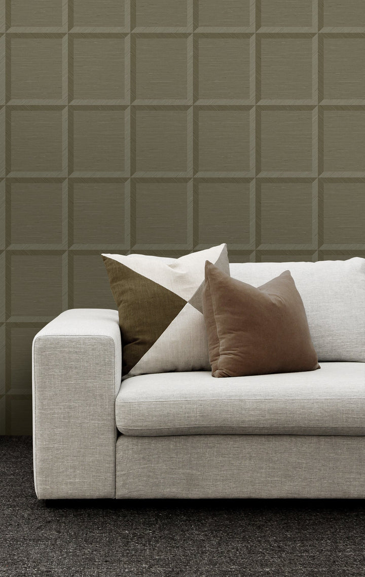 Oulu Tan CP90805 by Seabrook Designs Designer Wallpaper