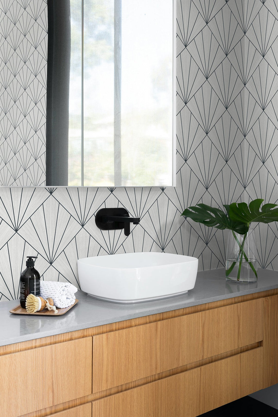 Mikkeli Heathered Black CP91300 by Seabrook Designs Designer Wallpaper