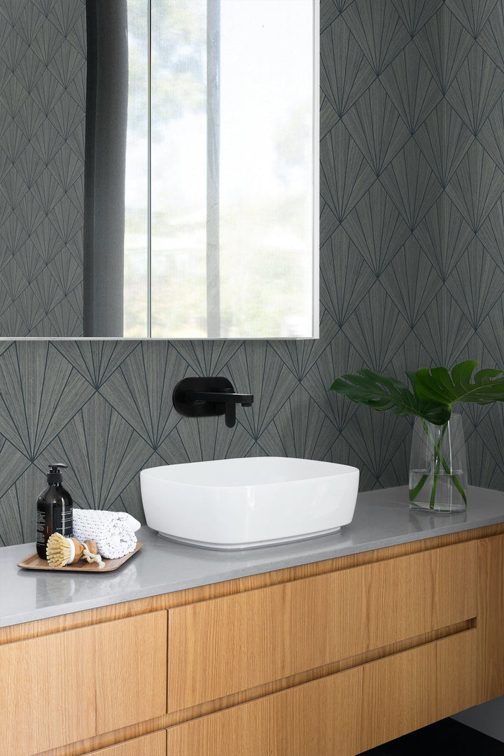 Mikkeli Heathered Tan CP91310 by Seabrook Designs Designer Wallpaper