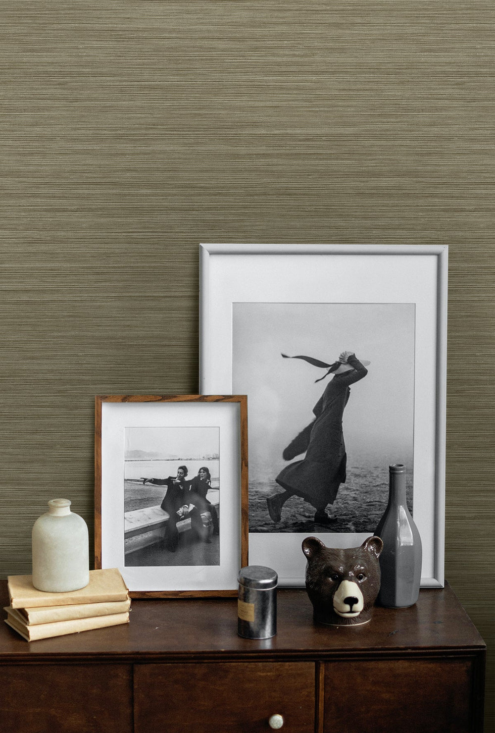 Rauma Almond CP92207 by Seabrook Designs Designer Wallpaper