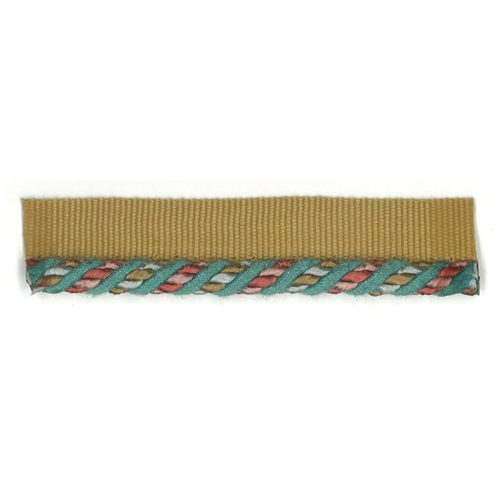 Cristabel 16 Lagoon by Stout Designer Trim ART OF DESIGN TRIM-2 CORDS 53%COT 47%SVI CHINA Horizontal: 0 and Vertical: 0 0.25 in - Swanky Fabrics -