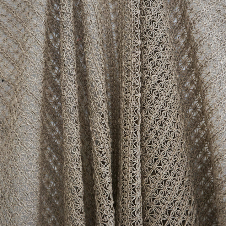 CROCHET 32SJ101 by JF Designer Fabric JF Studio 80% Wool, 20% Polyester Italy  Horizontal: 1.25 and Vertical: 1 51  - Swanky Fabrics -