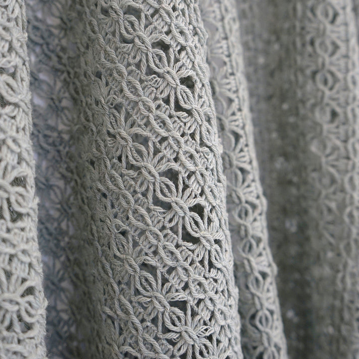 Crochet 95Sj101 by JF Designer Fabric JF Studio 80% Wool, 20% Polyester Italy Horizontal: 1.25 and Vertical: 1 51 - Swanky Fabrics -