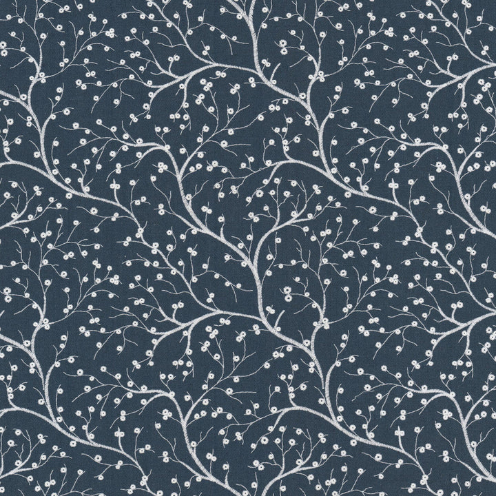 Crumpet 2 Indigo by Stout Designer Fabric RAINBOW LIBRARY CADET/INDIGO 25%COT 25%SVI 25%POL 25%LIN %CEMB INDIA FLAME RETARDANT-CA BULLETIN 117-CLASS 1 WYZENBEEK 15 000 DOUBLE RUB WEAR TEST (HEAVY DUTY) CATB 117-2013 Horizontal: 10.625 and Vertical: 9.250 55 in - Swanky Fabrics -