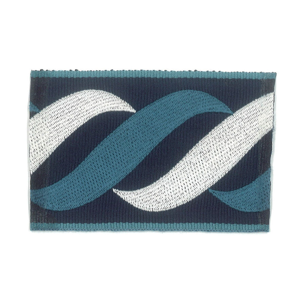 Cuzzart 1 Sapphire by Stout Designer Trim NEW WORLD TRIM VOLUME II 99%SVI 1%POL CHINA Horizontal: 2.750 and Vertical: 0.000 2.38 in - Swanky Fabrics -