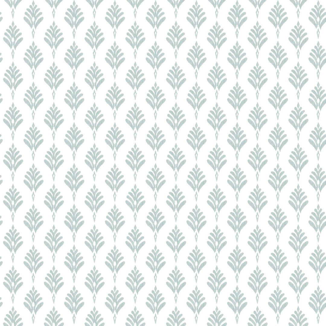 French Scallop Light Grey Wallpaper by York Wallcoverings Designer