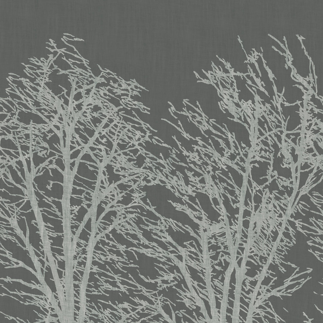 INVERNO MURAL Pewter/Silver CWM10092 by Coraggio Designer Wallpaper