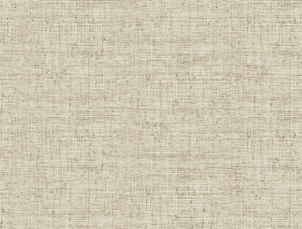 Papyrus Weave Beige Wallpaper by York Wallcoverings Designer Grasscloth Resource Library Covers about 60.8 square feet 27-in by 27-ft long roll Prepasted 20.5 - Swanky Fabrics -