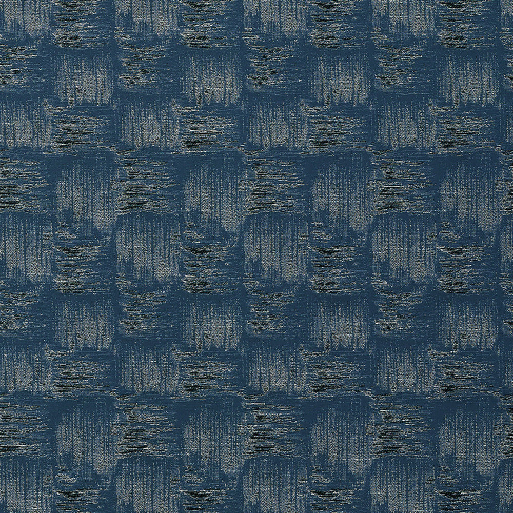 Calistoga C Dark Blue by Europatex Designer Fabric Calistoga 83% Polyester, 17% Viscose 4.92" H, 9.84" V 55.00 inches - Swanky Fabrics -