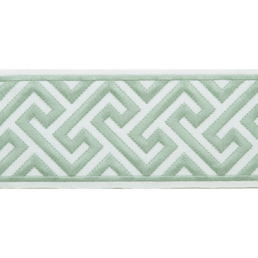 Capri - Spearmint by Europatex Designer Fabric Capri 51% Fibranne, 49% Polyester China See Sample Horizontal: N/A and Vertical: N/A 3.50 inches  - Swanky Fabrics -