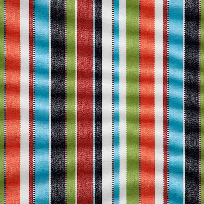 7774 Carousel Confetti by Sunbrella Designer Fabric Cushion Furniture Drapery Fabrics > Sunbrella Stripes 100% Acrylic USA or Imported 9" 54" - Swanky Fabrics -