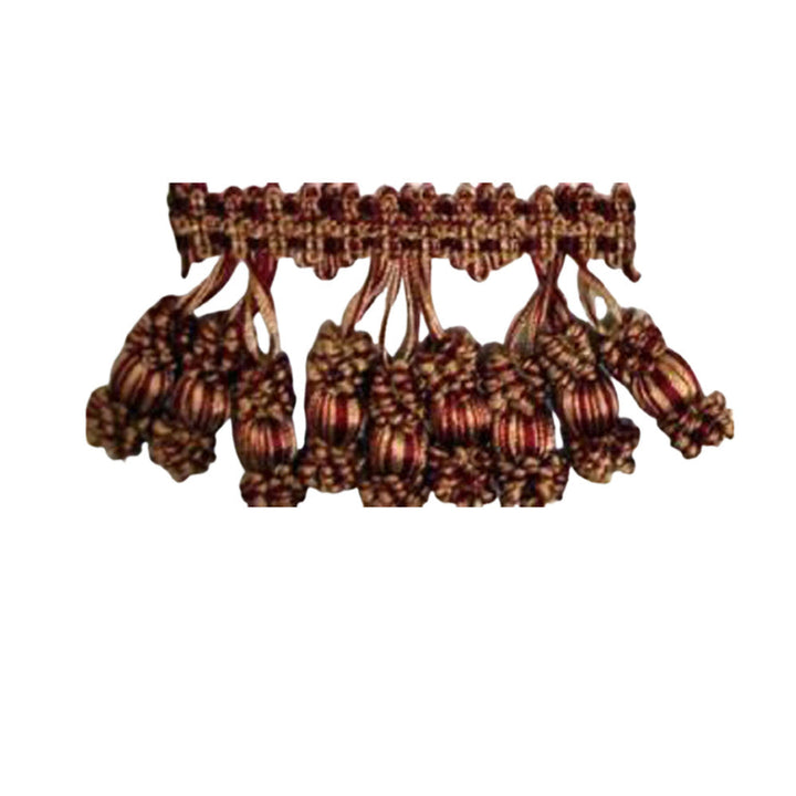 Carriage Bordeaux by Europatex Designer Fabric Carriage House 40% Polyester, 40% Rayon, 20% Wood 1" 2.25 inches - Swanky Fabrics -