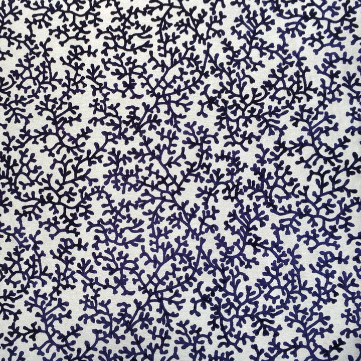 Charleston Navy by Europatex Designer Fabric Charleston 72% Polyester/28%Viscose China 20,000 Double Rubs Horizontal: 19.3" and Vertical: 15" 56" - Swanky Fabrics -
