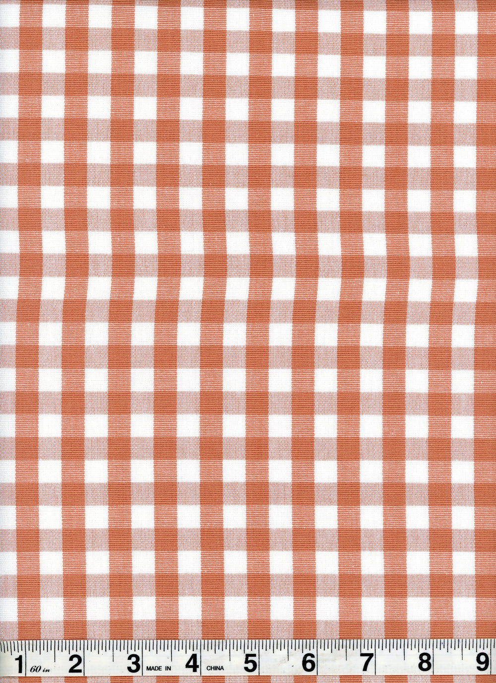 Chester Salmon by Roth & Tompkins Fabric - 100% Cotton - India - 36,000 - V: .75"  H: .75" - 54" - Fabric Carolina -