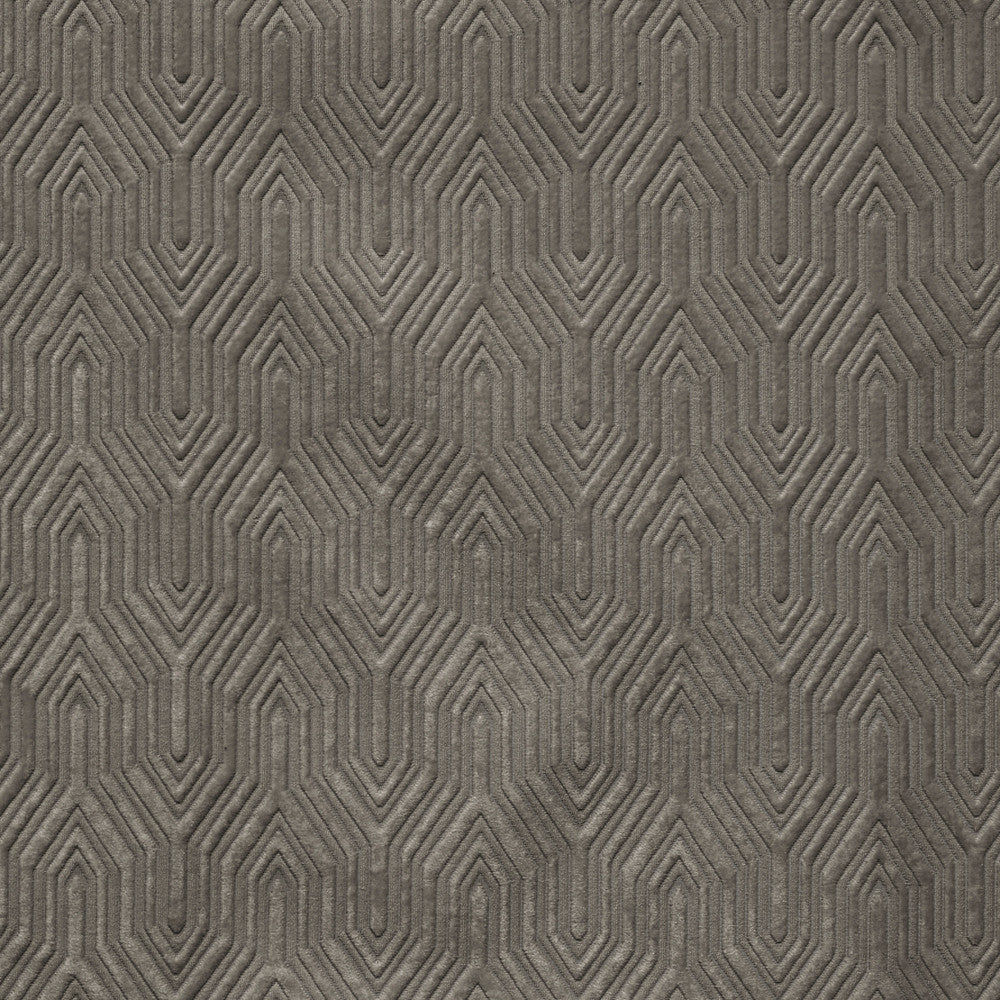 Cologne C Steel by Europatex Designer Fabric Cologne 100% Polyester 3.03"H, 6.01" V 55.00 inches - Swanky Fabrics -