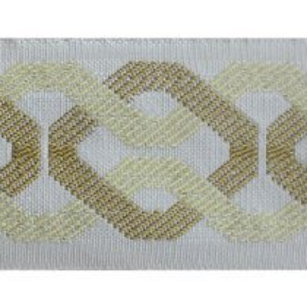 Colosseum Cream Brule by Europatex Designer Fabric Tapes Galore 100% Polyester 3.5" 2.00 inches - Swanky Fabrics -