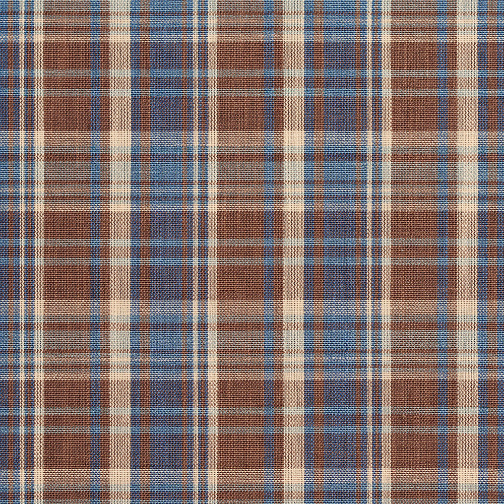 D102 Wedgewood Plaid by Charlotte Designer Fabric Clubhouse Collection 100% Woven Polyester Asia Exceeds 120,000 Wyzenbeek Rubs (Heavy Duty) </p><p>Repeat: Horizontal: 3.25" x Vertical: 3.5" 54 Inches - Swanky Fabrics -