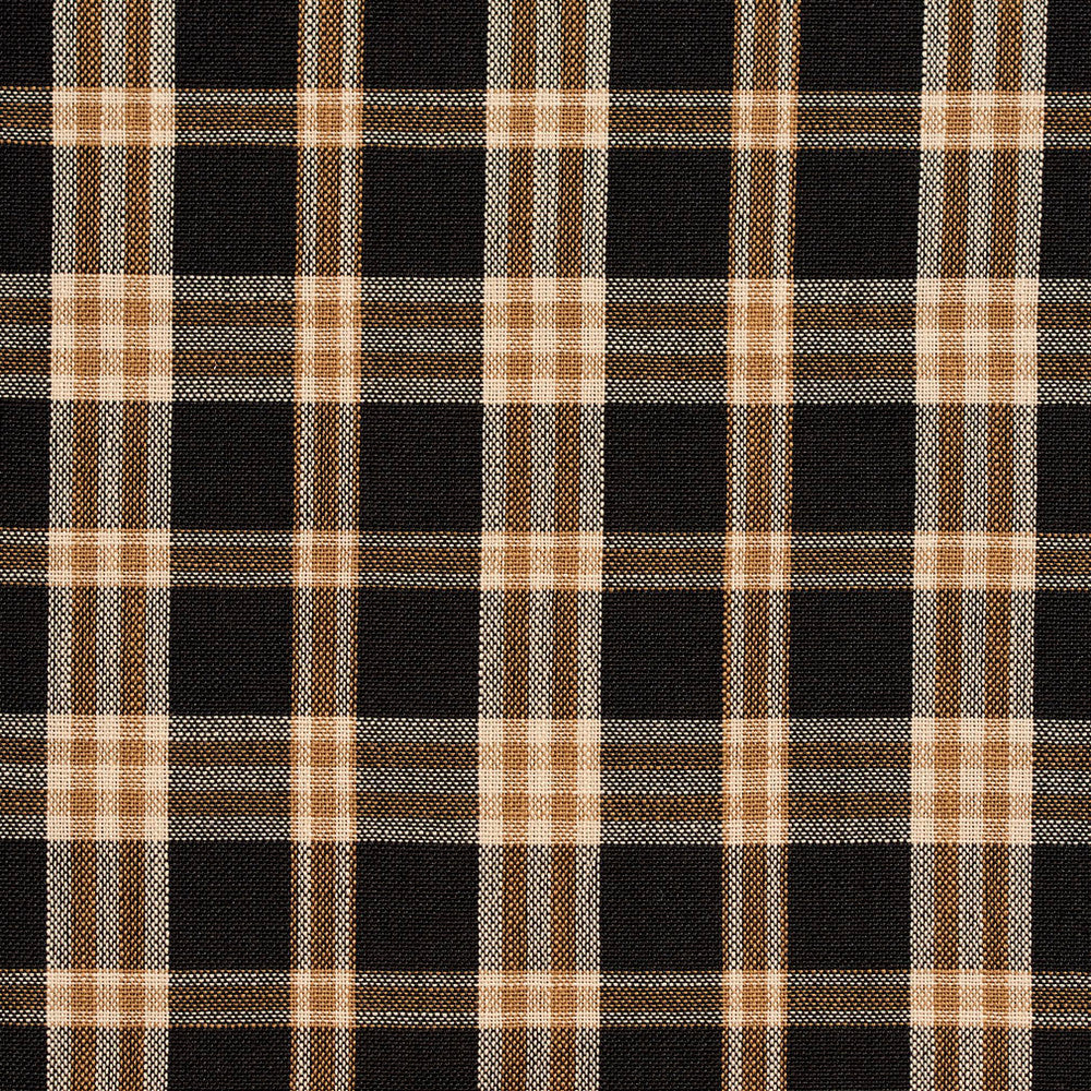 D103 Onyx Plaid by Charlotte Designer Fabric Clubhouse Collection 100% Woven Polyester Asia Exceeds 120,000 Wyzenbeek Rubs (Heavy Duty) </p><p>Repeat: Horizontal: 3.25" x Vertical: 3.5" 54 Inches - Swanky Fabrics -