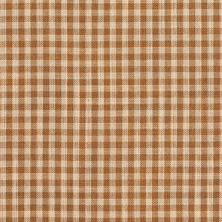 D114 Wheat Gingham by Charlotte Designer Fabric Clubhouse Collection 100% Woven Polyester Asia Exceeds 120,000 Wyzenbeek Rubs (Heavy Duty) Horizontal: .5" x Vertical: .5" 54 Inches - Swanky Fabrics -