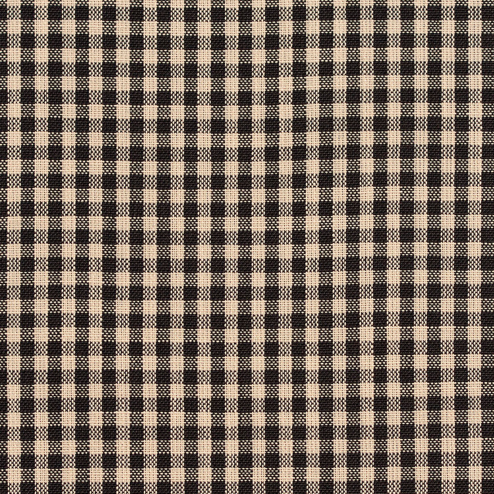 D117 Onyx Gingham by Charlotte Designer Fabric Clubhouse Collection 100% Woven Polyester Asia Exceeds 120,000 Wyzenbeek Rubs (Heavy Duty) </p><p>Repeat: Horizontal: .5" x Vertical: .5" 54 Inches - Swanky Fabrics -