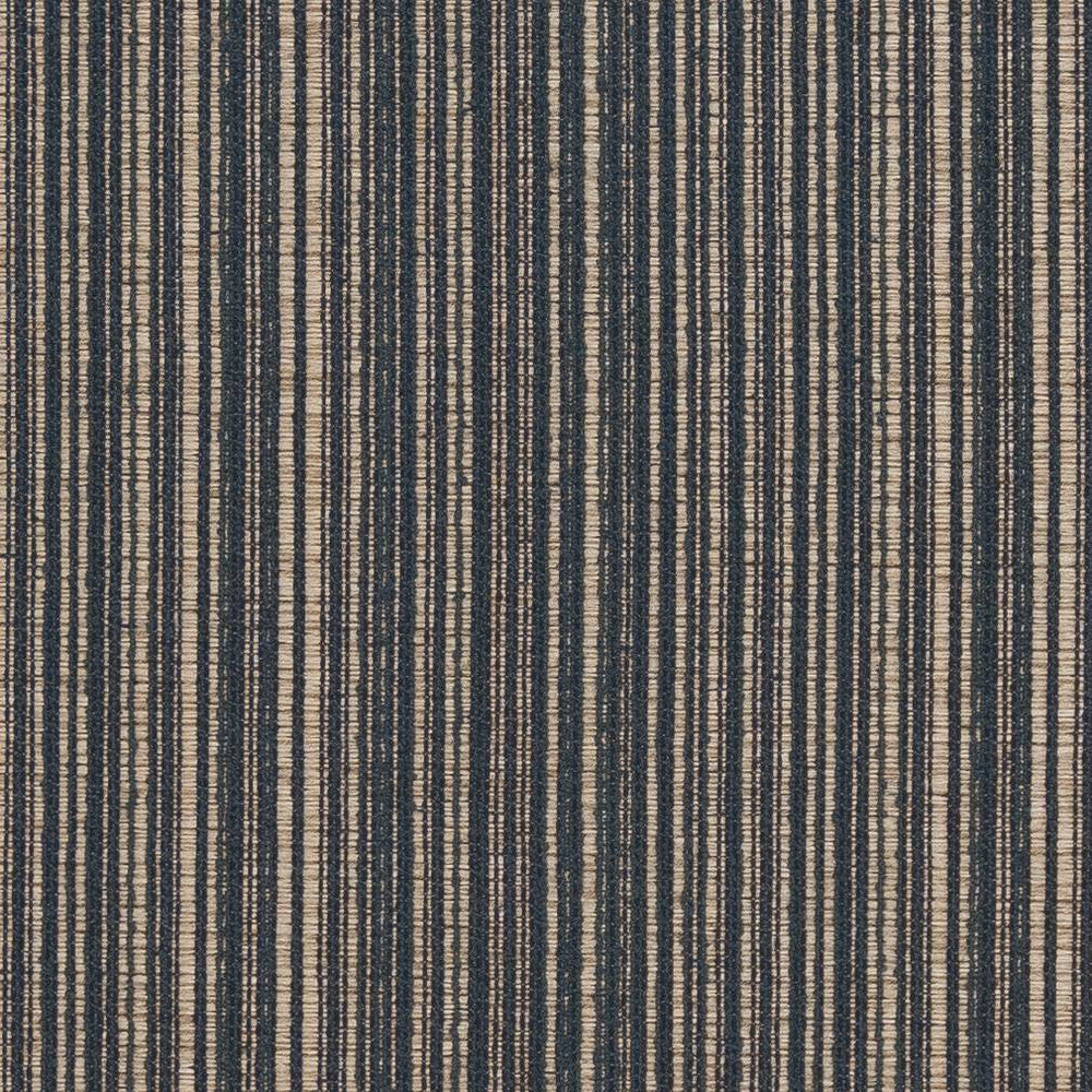 D1213 Indigo by Charlotte Designer Fabric Mid Century Textures 100% Woven Polyester China Exceeds 100,000 Wyzenbeek Rubs (Heavy Duty) No Repeat 54 Inches - Swanky Fabrics -
