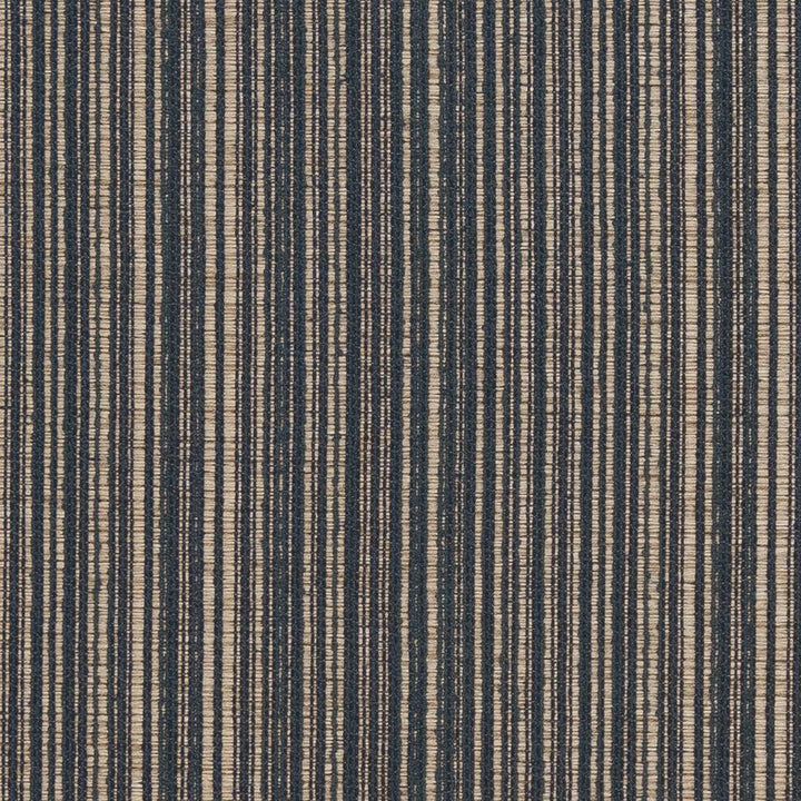 D1213 Indigo by Charlotte Designer Fabric Mid Century Textures 100% Woven Polyester China Exceeds 100,000 Wyzenbeek Rubs (Heavy Duty) No Repeat 54 Inches - Swanky Fabrics -