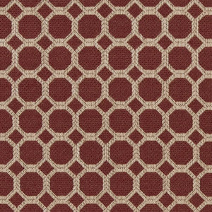 Charlotte Fabric D1226 Burgundy Honeycomb